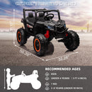 24V 2-Seater Electric Off-Road UTV Ride-On Car with Remote Control and LED Lights for Boys and Girls Magic Cars 8