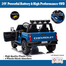 24V 2-Seater 4WD Ride-On Truck with Remote Control, Metal Suspension, FM/Bluetooth, and LED Lights Magic Cars 23