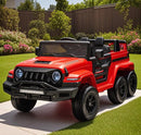 24V 2-Seater Kids Electric Ride-On Jeep Truck with Remote and Battery Power Magic Cars 4