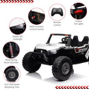 24V 2-Seater Battery-Powered Large Ride-On UTV with Remote Control Magic Cars 1
