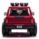 24V 2-Seater Custom Edition Kids Ride-On Ford F450 Truck with Lights and Remote Control Red Magic Cars 3