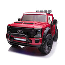 24V 2-Seater Custom Edition Kids Ride-On Ford F450 Truck with Lights and Remote Control Red Magic Cars Variant 0