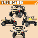 24V 2-Seater Electric Ride-On UTV Car for Kids with 2x200W Motors and Remote Control Magic Cars 5