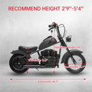 250W 24V Electric Dirt Bike for Kids with 2 Speeds, 14MPH, 60Min Ride Time, LED Headlight, and Leather Seat Magic Cars 7
