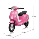 24V 250W Electric 3-Wheel Scooter for Kids 8+ in Pink Magic Cars 1