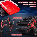 24V 3-in-1 Kids Electric Ride-On Tractor Excavator and Bulldozer Vehicle Trail Magic Cars 5