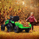 24V 3-in-1 Kids Electric Ride-On Tractor Excavator Bulldozer with Trailer Magic Cars 6
