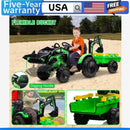 24V 3-in-1 Kids Ride-On Tractor with Remote Control, EVA Tires, LED Lights, Music, and USB Port Magic Cars Variant 0