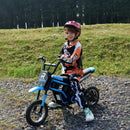 24V 350W Electric Dirt Bike Motorcycle with Twist Grip Blue, 15 MPH Magic Cars 8