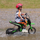 24V 350W Electric Pink Dirt Bike with Twist Grip Throttle, Speeds up to 15 MPH Magic Cars 8