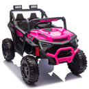 24V 400W Electric Kids Ride-On UTV with Parent Remote Control Pink Magic Cars 12