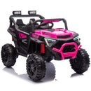 24V 400W Electric Kids Ride-On UTV with Parent Remote Control Pink Magic Cars 13
