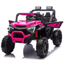 24V 400W Electric Kids Ride-On UTV with Parent Remote Control Pink Magic Cars 3