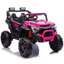 24V 400W Electric UTV for Kids Featuring Remote Control and LED Lights Magic Cars 9
