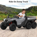 24V 4WD Dual-Seater Children's Dump Truck Ride-On Magic Cars 2