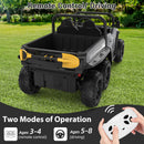 24V 4WD Dual-Seater Children's Dump Truck Ride-On Magic Cars 6
