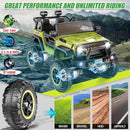 24V Switchable 4WD/2WD Electric Ride-On Truck for Kids 2-Seater Vehicle Magic Cars 2