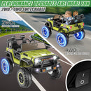 24V Switchable 4WD/2WD Electric Ride-On Truck for Kids 2-Seater Vehicle Magic Cars 3