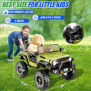 24V Switchable 4WD/2WD Electric Ride-On Truck for Kids 2-Seater Vehicle Magic Cars 6