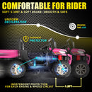 24V 4WD Electric Ride-On Dump Truck Toy with Remote Control 2-Seater for Kids Magic Cars 5