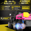 24V 4WD Kids Ride-On Electric Dump Truck with Remote Control and 2-Seater Capacity Magic Cars 18