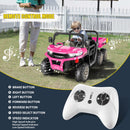 24V 4WD Kids Electric Ride-On Dump Truck with Remote Control 2-Seater Car Toy Magic Cars 7