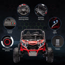 24V 4WD Ride-On UTV Car with Remote Control 2-Seater Kids Powered Off-Road Toy Magic Cars 19