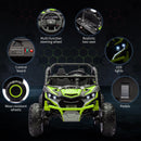 24V 4WD Ride-On UTV Car with Remote Control 2-Seater Kids Powered Off-Road Toy Magic Cars 25