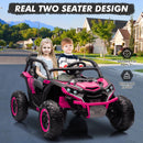 24V 4WD Ride-On UTV Car with Remote Control 2-Seater Kids Powered Off-Road Toy Magic Cars 27