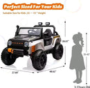 24V 4WD Electric Two-Seater Ride-On Car for Kids with Lights and Music + Remote Control Magic Cars 5