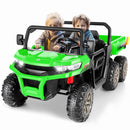 24V 6x6 2-Seater Kids Electric Ride-On UTV 4WD Dump Truck with Remote Control Magic Cars 7