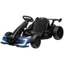 24V Electric Go-Kart with Adjustable Seat and 7.5 MPH Speed, Slow Start, Black Magic Cars 3