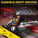 24V Electric Go-Kart with Adjustable Seat, Slow Start, and Music, 7.5 MPH Magic Cars 5