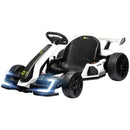 24V Electric Go Kart with Adjustable Seat, 7.5 MPH Speed and Slow Start with Music Magic Cars 3