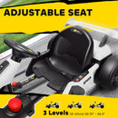 24V Electric Go Kart with Adjustable Seat, 7.5 MPH Speed and Slow Start with Music Magic Cars 6