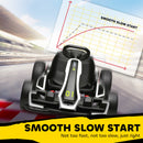 24V Electric Go Kart with Adjustable Seat, 7.5 MPH Speed and Slow Start with Music Magic Cars 7