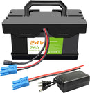 24V 7Ah/12Ah Lithium Battery for Kids Ride-On Cars and Toys Compatible with Dynac Magic Cars 0
