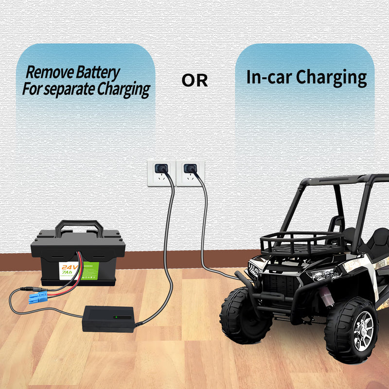 24V 7Ah Battery for 24V UTV Dynacraft Realtre Disney Princess Ride-On Cars
