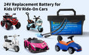24V 7Ah Rechargeable Battery for Kids UTV Ride-On Toys Magic Cars 6