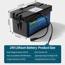 24V 7Ah Rechargeable Battery for Kids UTV Ride-On Toys Compatible with Dynacraft Realtree Magic Cars 3