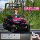 24V 7AH Kids Electric Ride-On Golf Cart Truck 2-Seater UTV with Remote Control Magic Cars 2