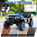 24V 7AH Kids 4WD 2-Seater Ride-On Golf Cart with Storage and Remote Control Navy Magic Cars 6