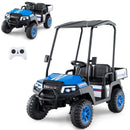 24V 7AH Kids 4WD 2-Seater Ride-On Golf Cart with Storage and Remote Control Navy Magic Cars 9