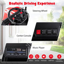 24V 7AH Kids 2-Seater 4WD Ride-On Golf Cart with Storage and Remote Control - Red Magic Cars 4