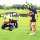 24V 7AH Kids 2-Seater 4WD Ride-On Golf Cart with Storage and Remote Control - Red Magic Cars Variant 0