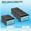 24V 7Ah LiFePO4 Rechargeable Lithium Battery 25.6V 179.2Wh Deep Cycle LF8011 Magic Cars 4