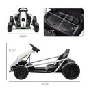 24V Electric Go-Kart with 8.1 MPH Speed, Music, Horn, and Slow Start Features Magic Cars 1