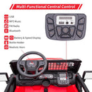 24V 9Ah 2-Seater Kids Ride-On Truck with Remote Control, MP3, USB Port, and Bright Lights Magic Cars 3