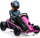 24V 9Ah Kids Electric Go-Kart with Dual 300W Motors High-Speed Racing Toy with Music Magic Cars 3