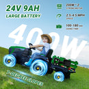 24V 9AH Electric Ride-On Tractor with Detachable Trailer and 400W Motors Magic Cars 1